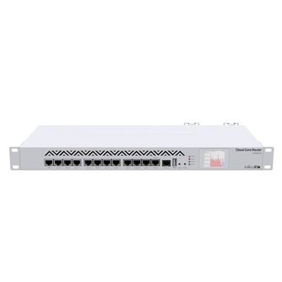 MikroTik CCR1016-12G 16-core kabel semua-gigabit router pintar telekomunikasi router otorisasi ROS L6