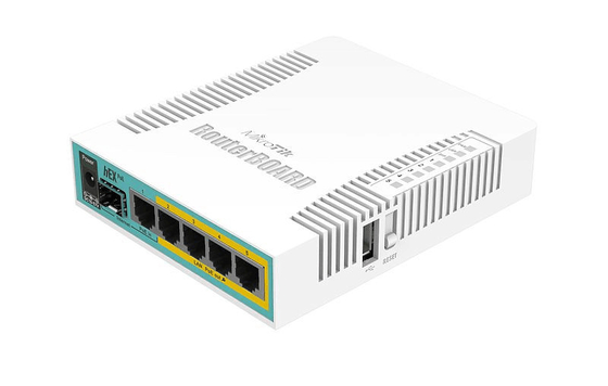 Kabel Gigabit Ethernet Router 800MHz CPU Mikrotik HEX POE RB960PGS