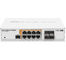 4 SFS Gigabit ROS Router Kabel Beralih Poe Desktop CRS112-8P-4S-IN