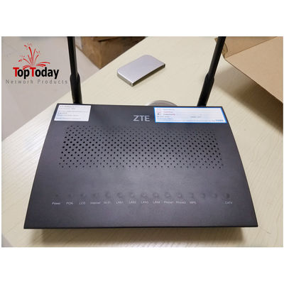 ZTE Optical Cat ZXHN F668 GPON ONT ONU 4GE + 2POST + CATV dengan WIFI